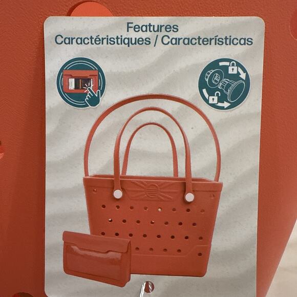 Beachcomber Bag Coral Pink NWT 13.6” X 9.6” X 19.1” - Picture 7 of 7